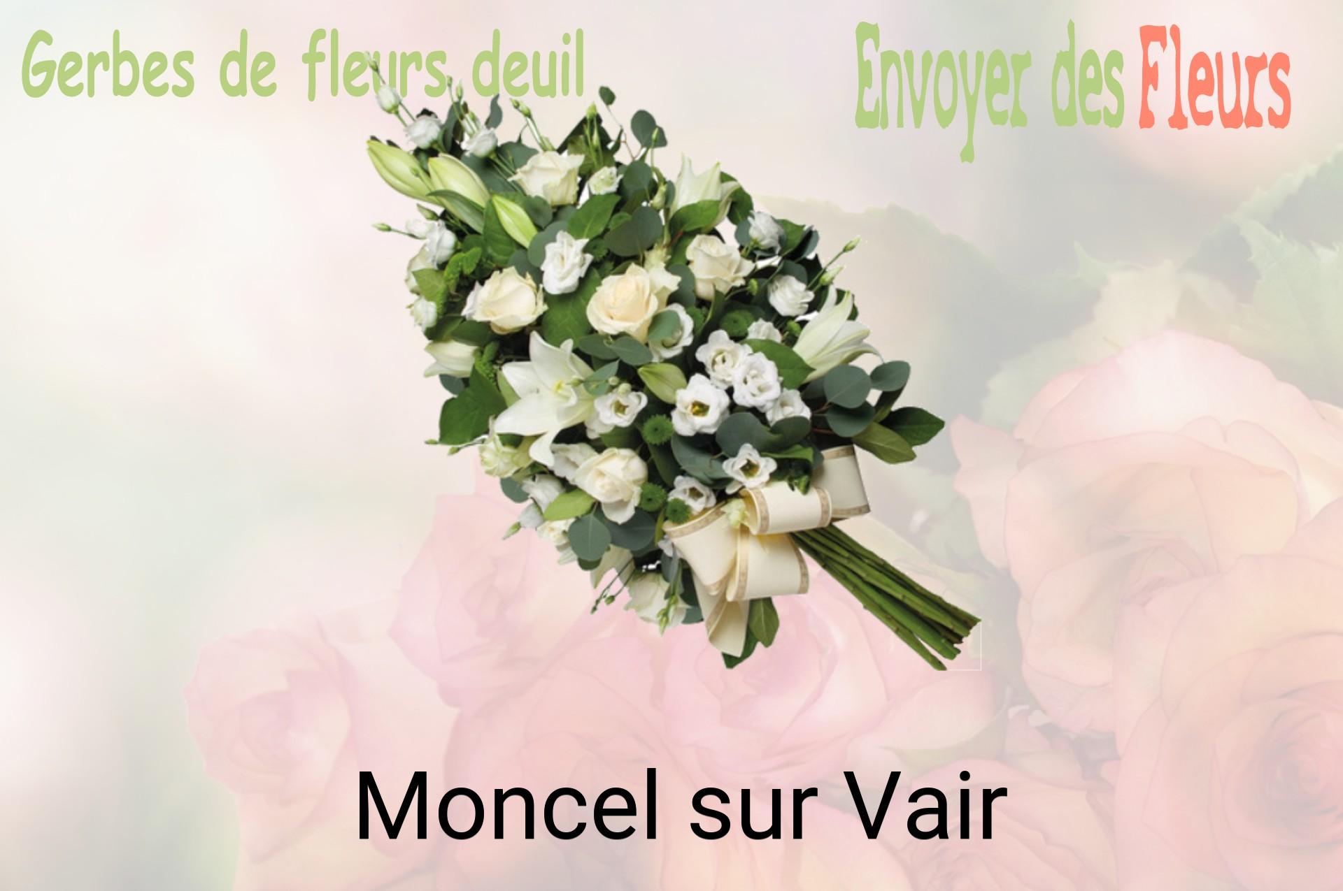 Gerbe de fleurs de deuil livrée à Moncel-sur-Vair